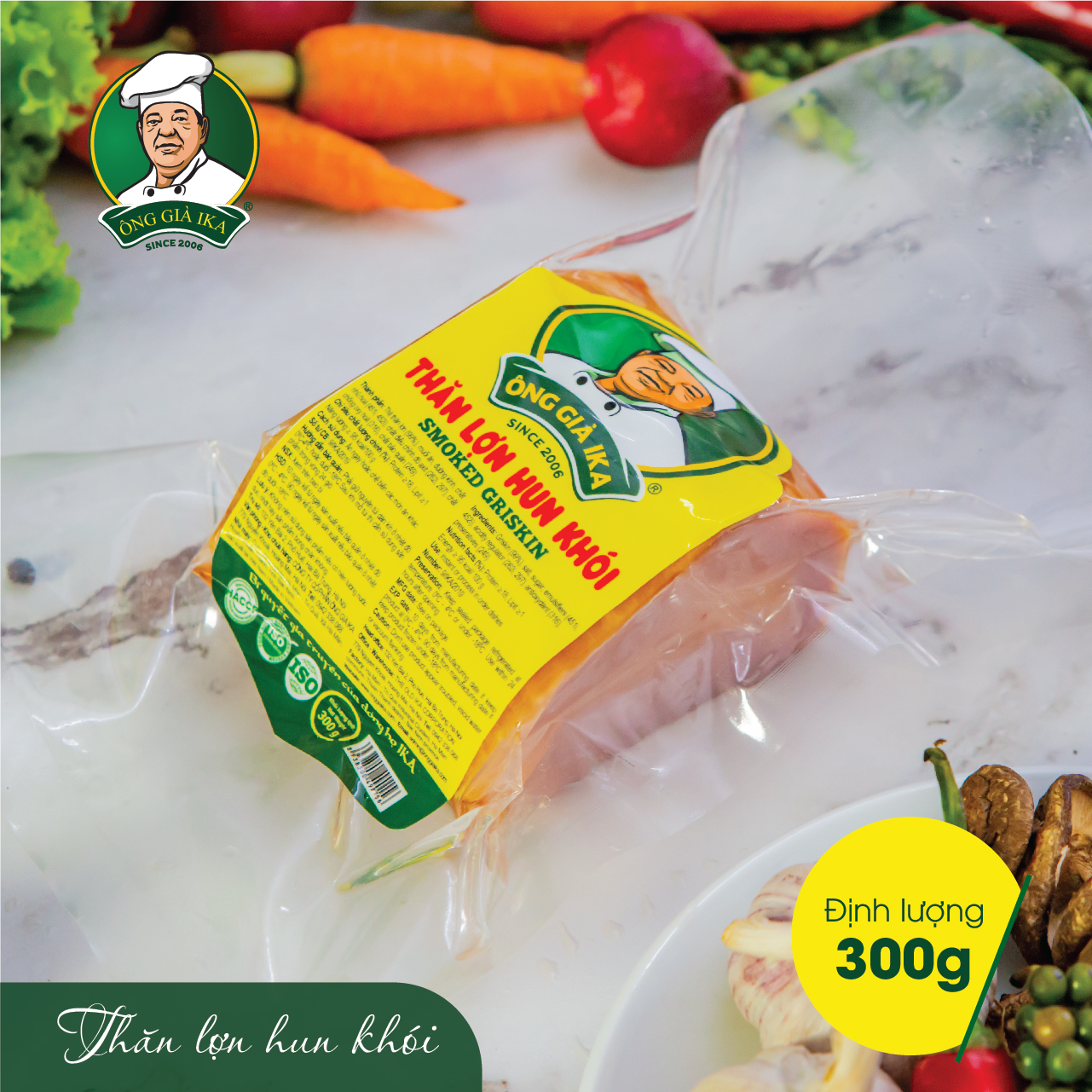 [Chỉ Giao Hà Nội] Thăn lợn hun khói 300g