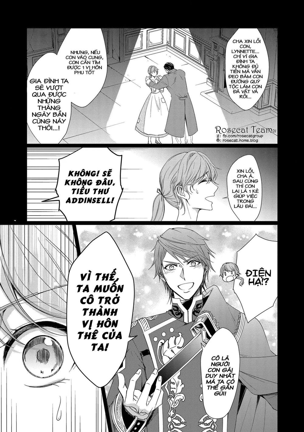 con gái bá tước bỗng thành vị hôn thê của thái tử điện hạ chapter 2 1