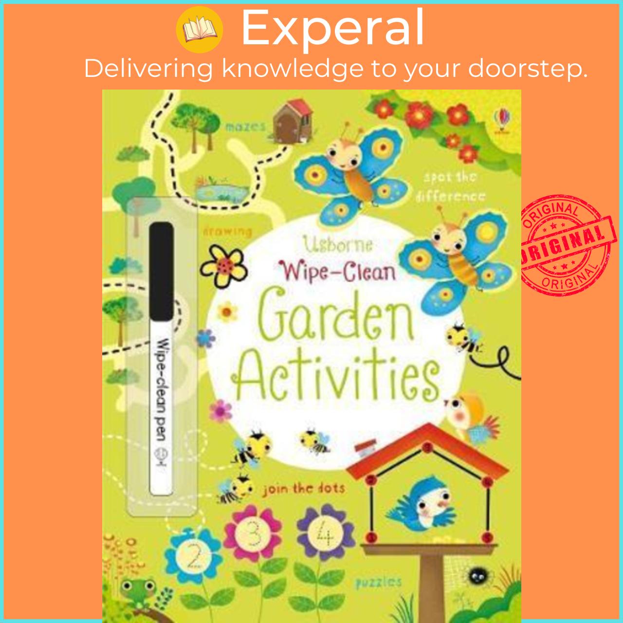 Sách - Wipe-Clean Garden Activities by Kirsteen Robson