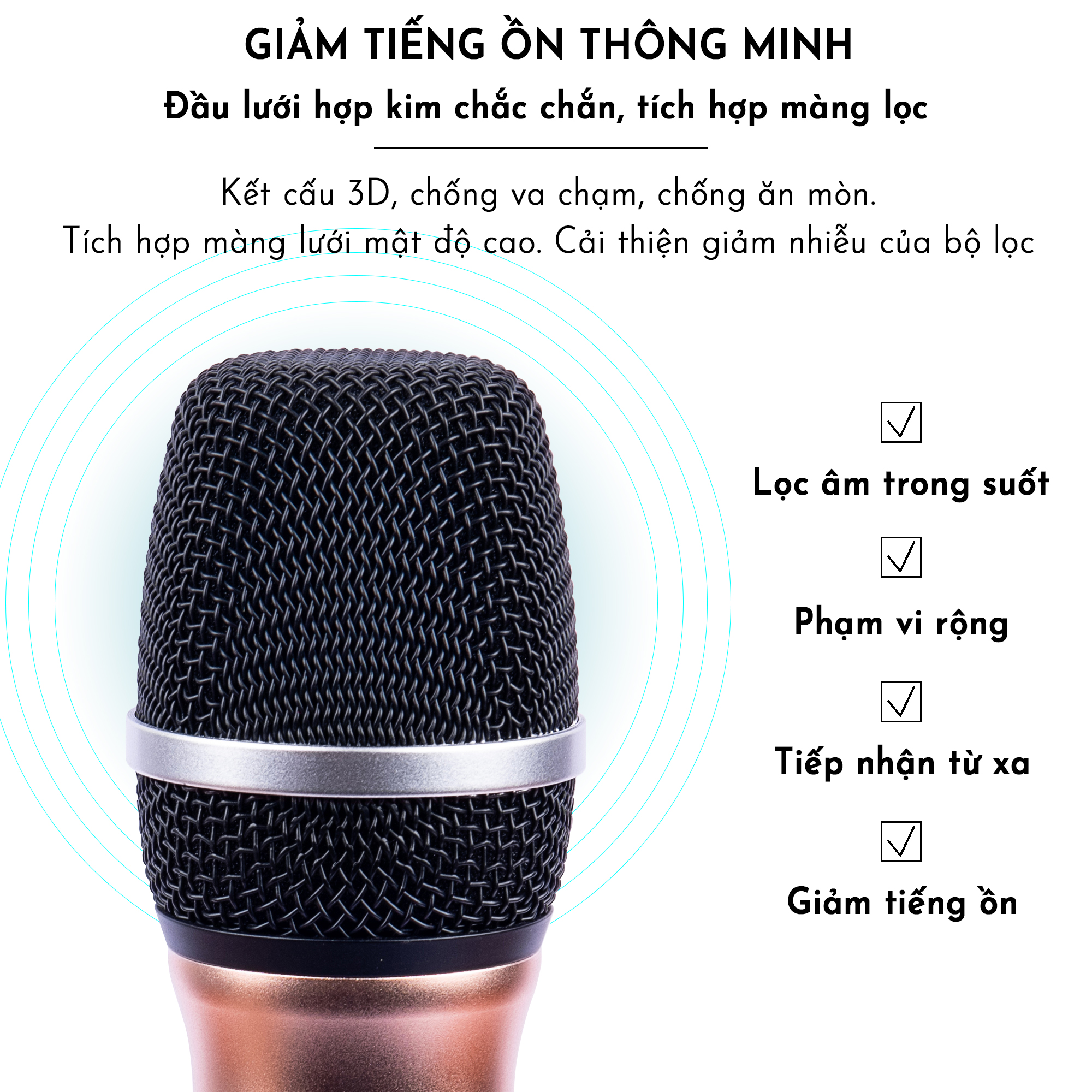 Micro  Không Dây Cho Loa Kéo JSJ W-16 Hàng Chính Hãng