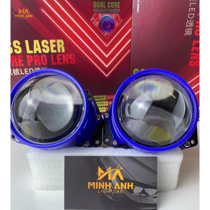 Bi pha led E10 60W trợ sáng pha 350%. Viền cắt Laser độ pha cho Ôtô, xe máy.