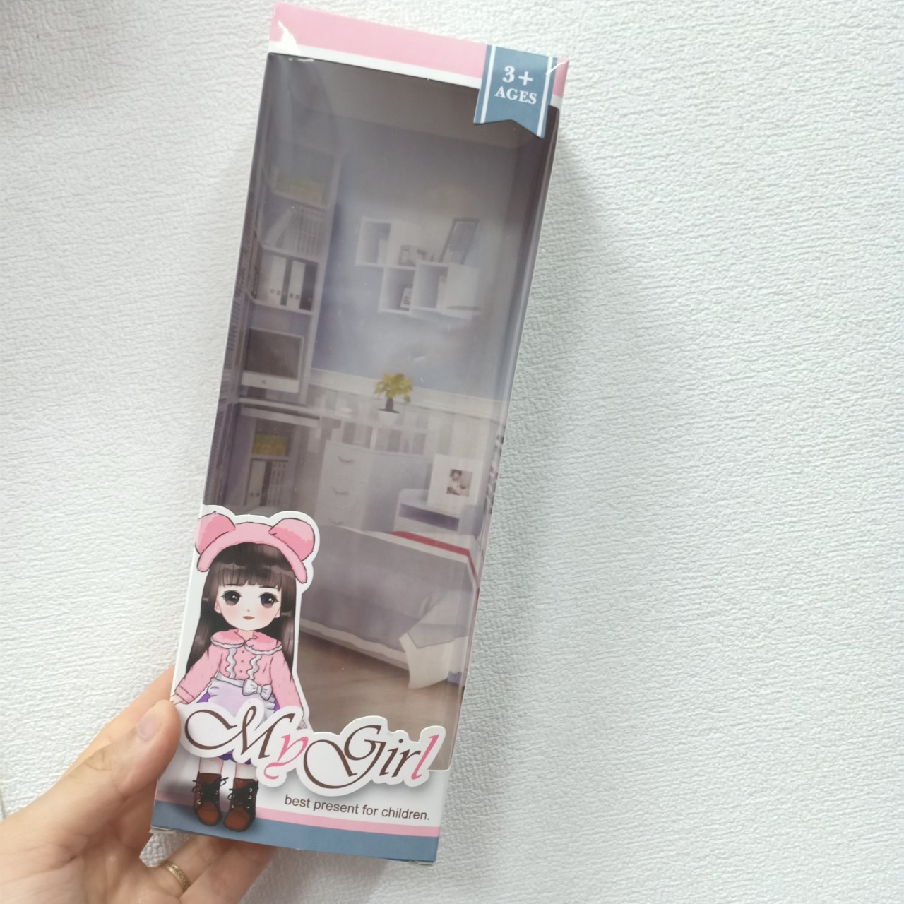 Vỏ hộp quà cực xinh cho búp bê barbie 30cm Sunnydoll