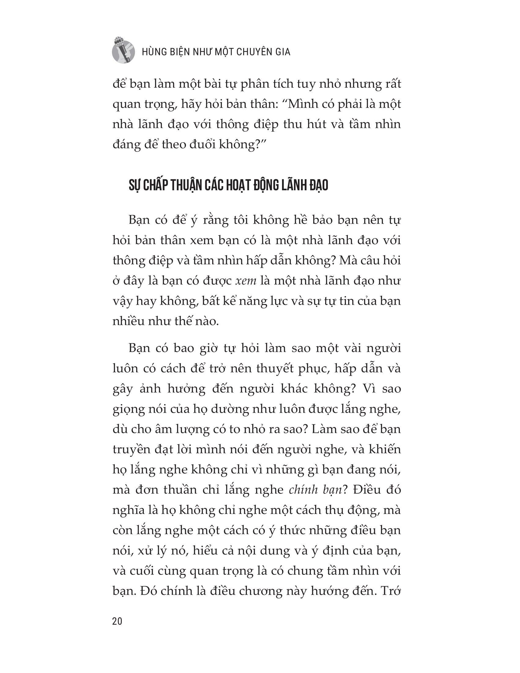 Hùng Biện Như Một Chuyên Gia