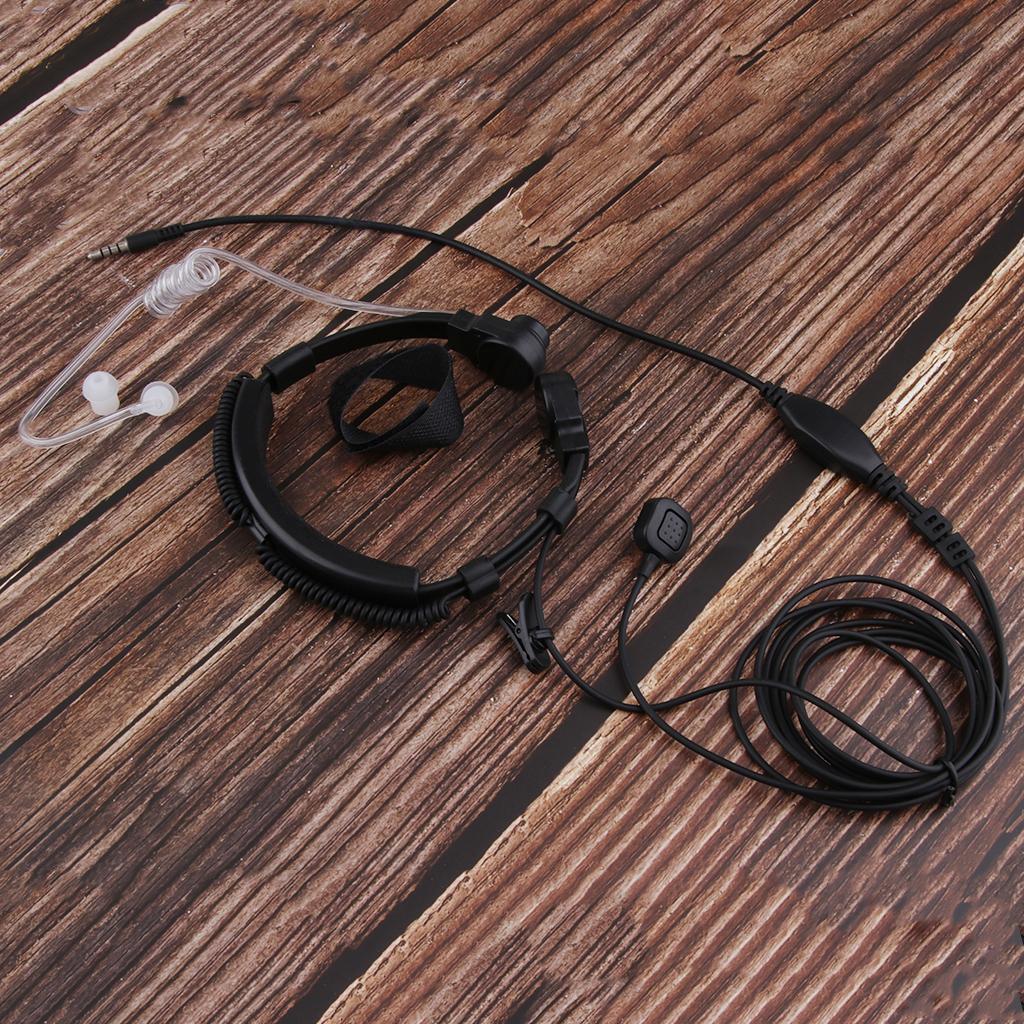 1Pin PTT Covert Acoustic Tube Earpiece with 3.5mm Plug for Radio Equipments