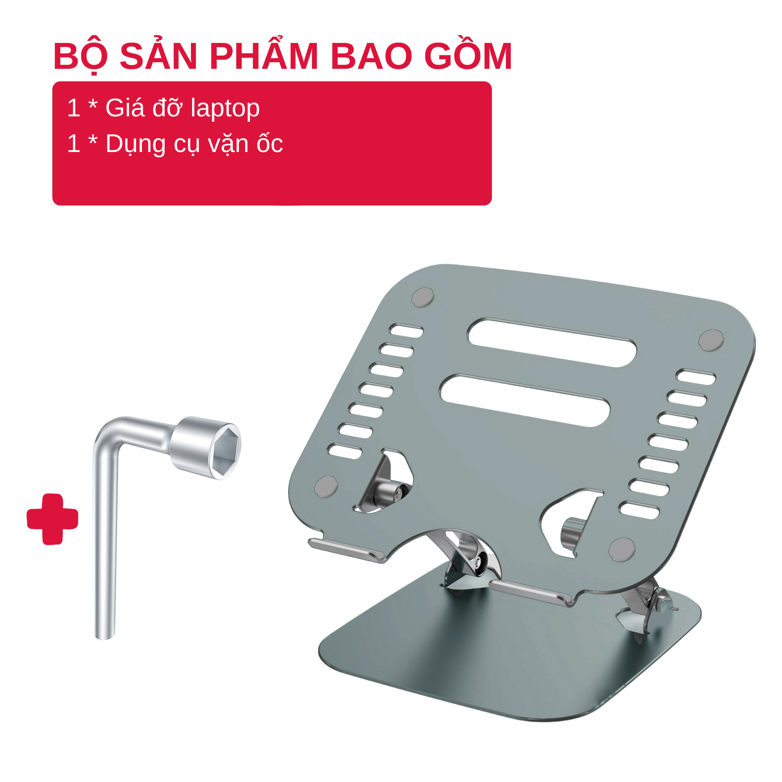 Giá Đỡ Cho Máy Tính, Laptop, iPad, Macbook Hợp Kim Nhôm Cao Cấp. Hỗ Trợ Tản Nhiệt Chống Mỏi Cổ, Vai, Gáy. Hàng Chính Hãng DEVO