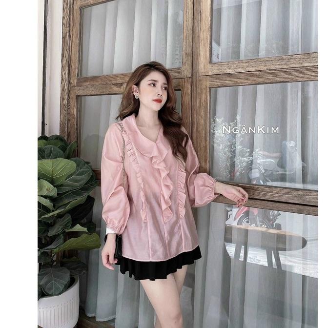 Áo bầu thời trang thiết kế dài tay cao cấp freesize từ 45 đến 70kg