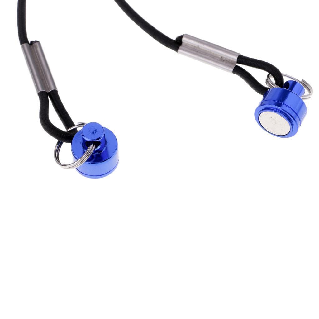 Magnetic Net Release Holder Keeper with Lanyard for Fly Fishing