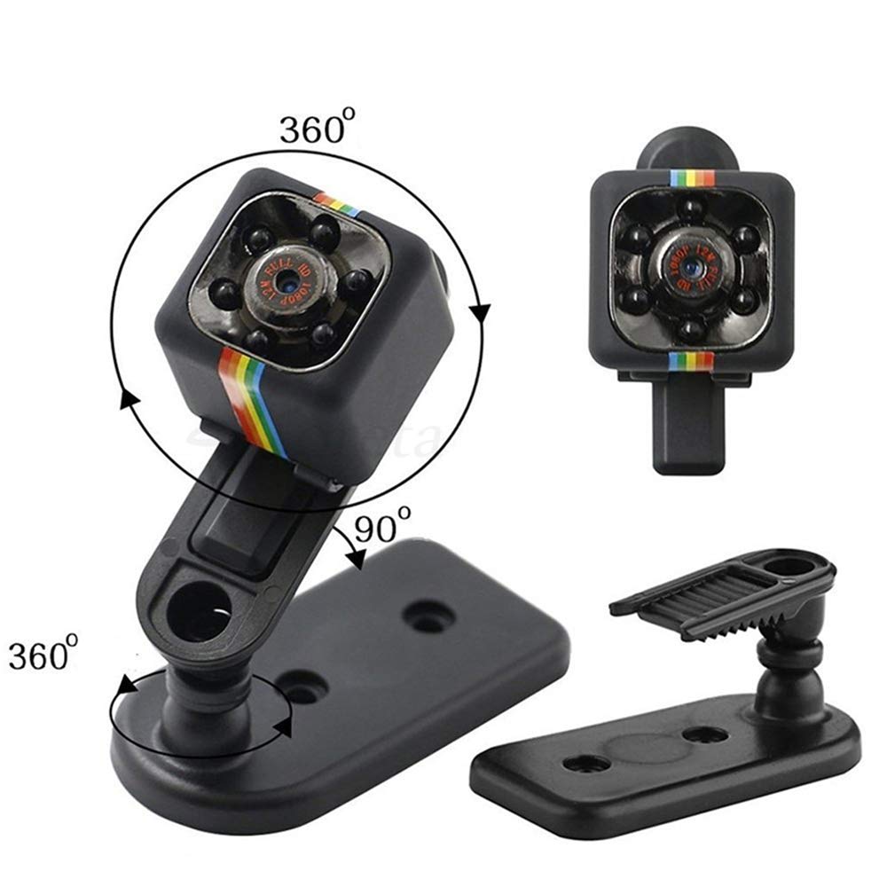 Camera Hành Trình Siêu Nhỏ Quay Đêm Hồng Ngoại Tầm Nhìn Xa Phân Giải Cao SQ11 Full HD 1080 12M