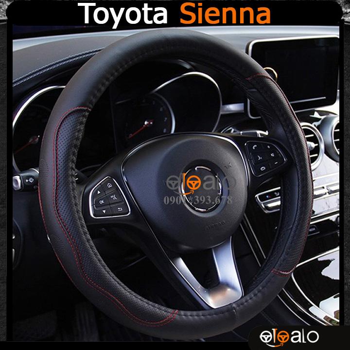 Bọc vô lăng volang xe Toyota Rush da PU cao cấp BVLDCD - OTOALO