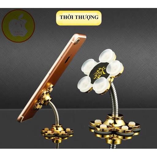 Đế Hít Điện Thoại Xoay 360 Hình Hoa Mai Cho Xe Hơi.