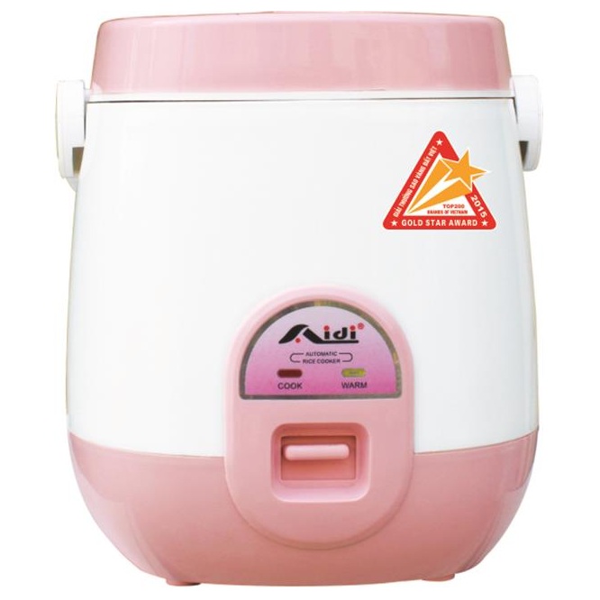 Nồi Cơm Điện Cặp Lồng Mini Thân Nhựa Aidi MR-SM 88N (0,6 lít) - Màu Ngẫu Nhiên - Chính Hãng