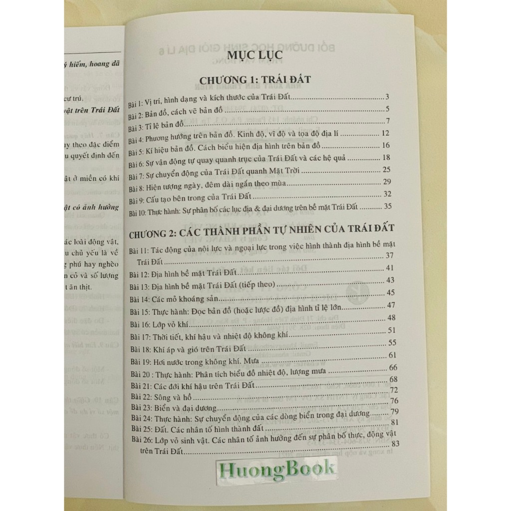 Sách - Bồi Dưỡng Học Sinh Giỏi Địa Lí 6