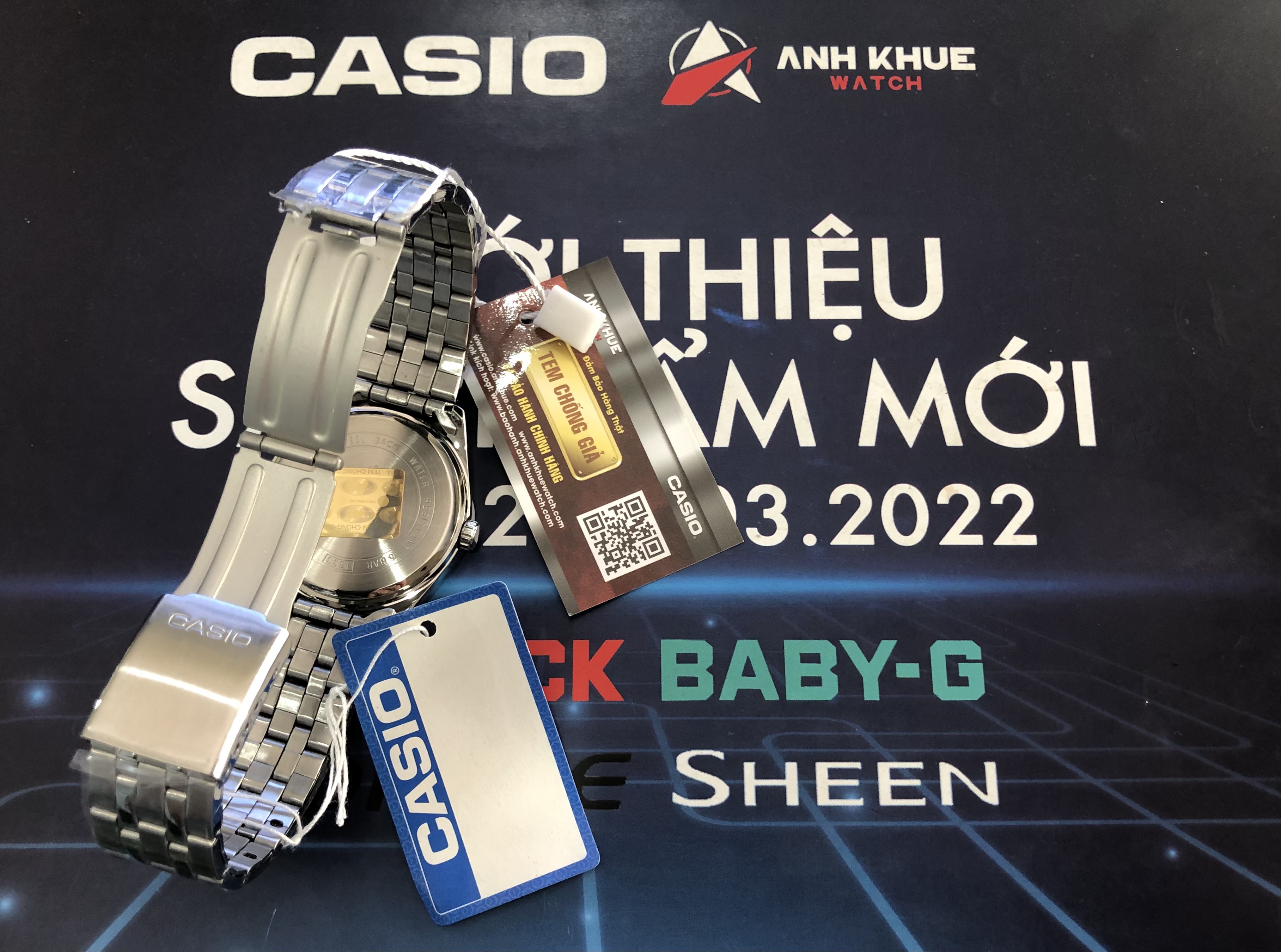 Đồng hồ nam dây kim loại Casio MTP-1335D-1AVDF