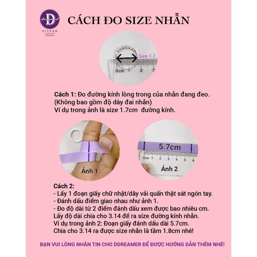 Nhẫn bạc nữ thiết kế hình cánh bướm, độc đáo xinh xắn,free size