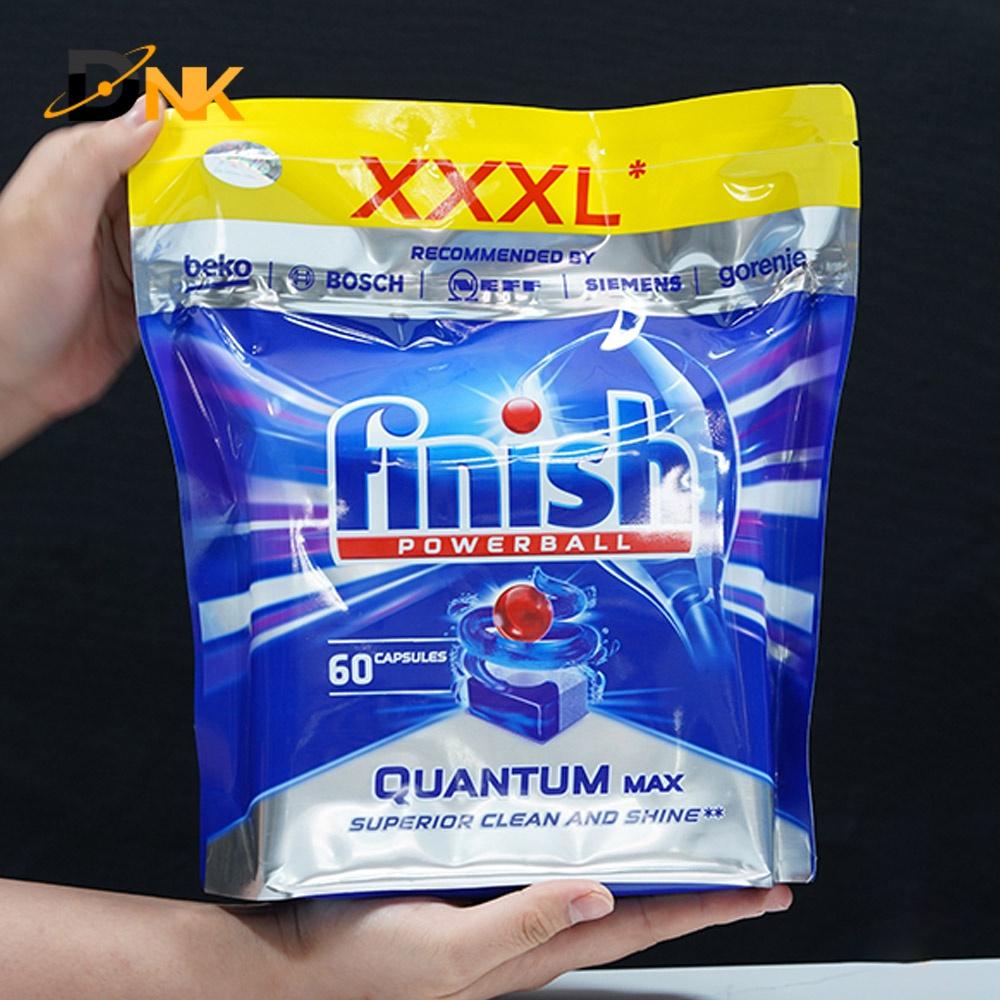 Viên rửa bát Finish Quantum max 36 viên - 60 viên (lemon / apple &amp;amp; lime) - CAM KẾT HÀNG NHẬP KHẨU CHÍNH HÃNG BỞI DNK