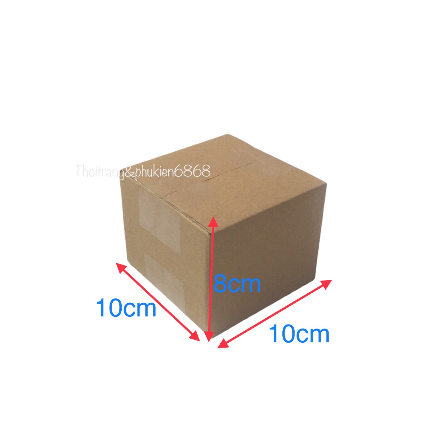 10x10x8 Combo (từ 10 đến 100) hộp carton đóng hàng cỡ nhỏ size 10*10*8