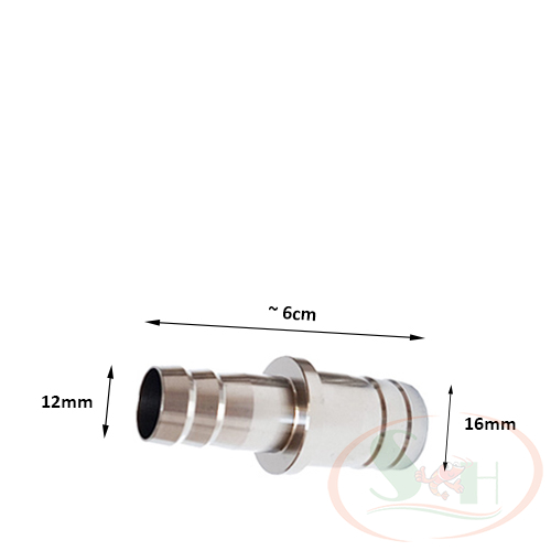 Khớp inox Mufan nối chuyển phi 12, 16, 22 mm dây ống lọc thùng bể cá tép