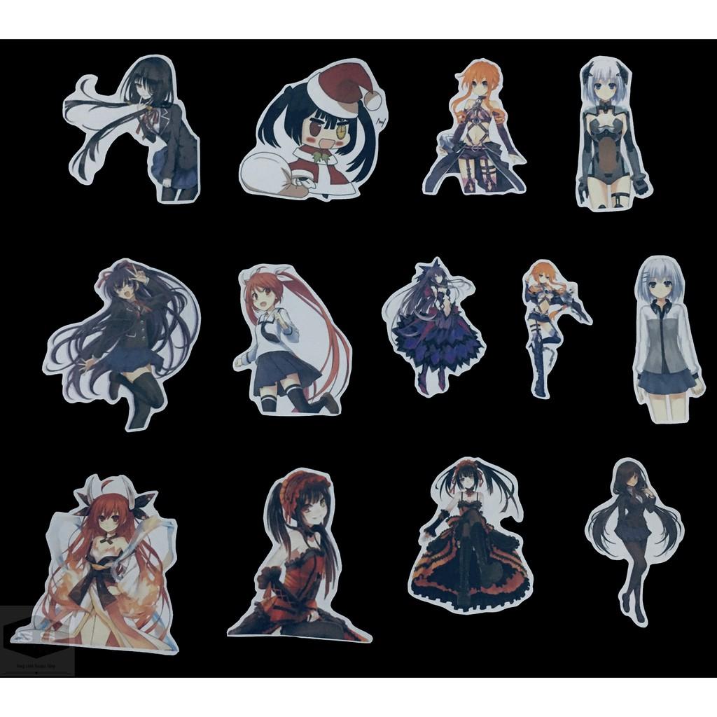 Bộ hình dán - sticker anime Date A Live - Cuộc hẹn sống còn