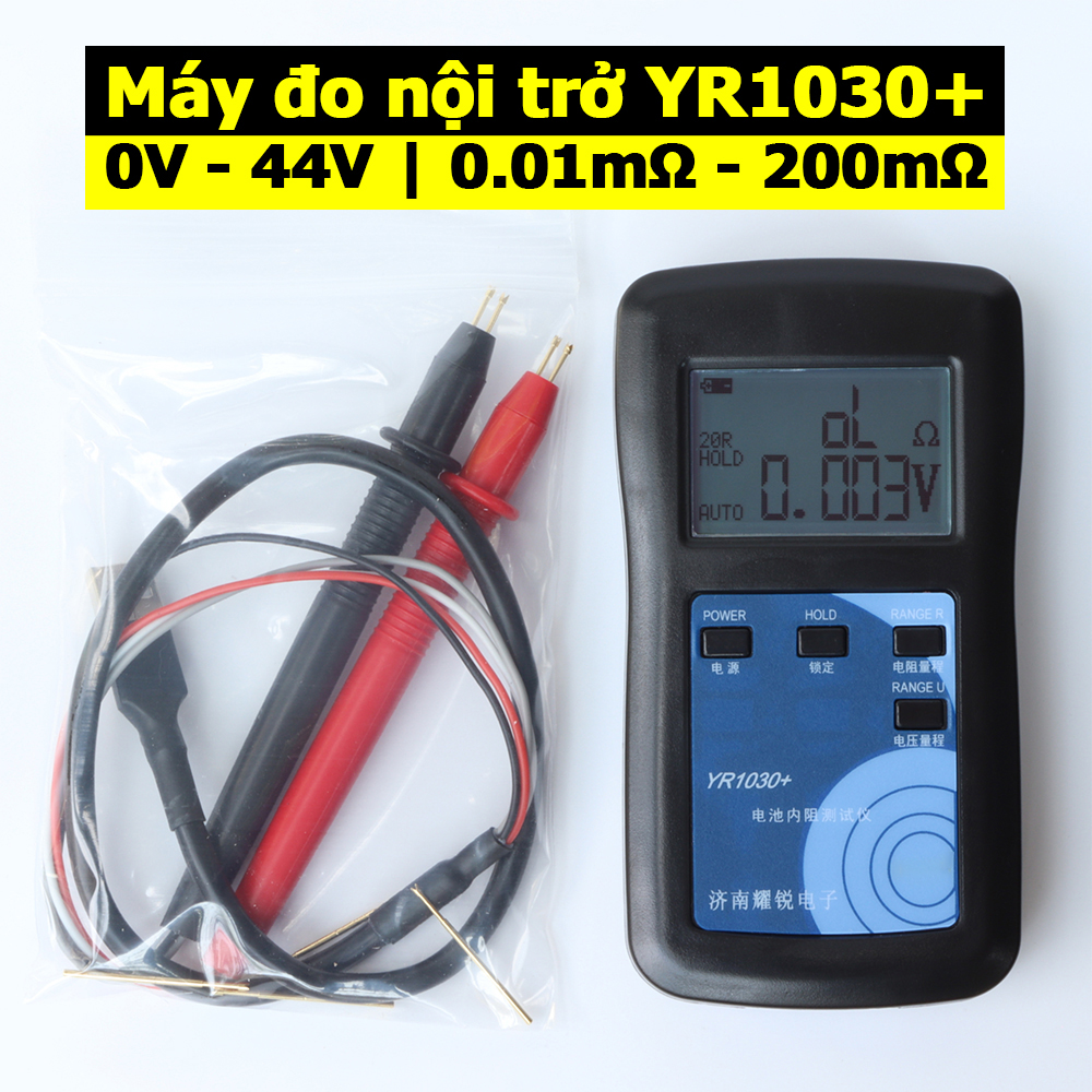 Máy đo nội trở chuyên dụng YR1030+ đo pin 18650 pin Lithium ion NiMH ắc quy axit chì