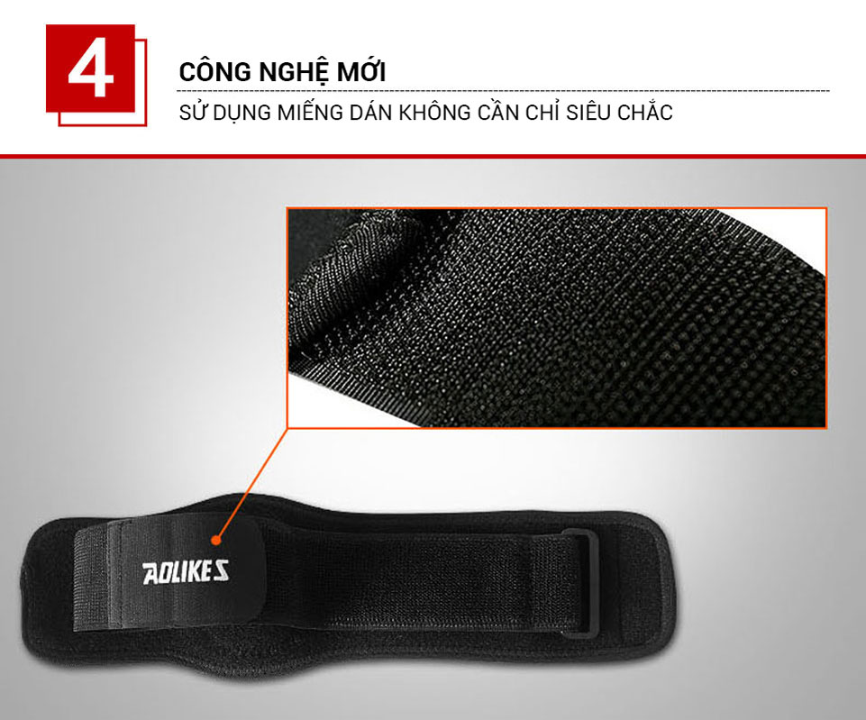 Đai bó cơ khuỷu tay AOLIKES 7947 hỗ trợ khi chơi quần vợt, gym sport elbow support