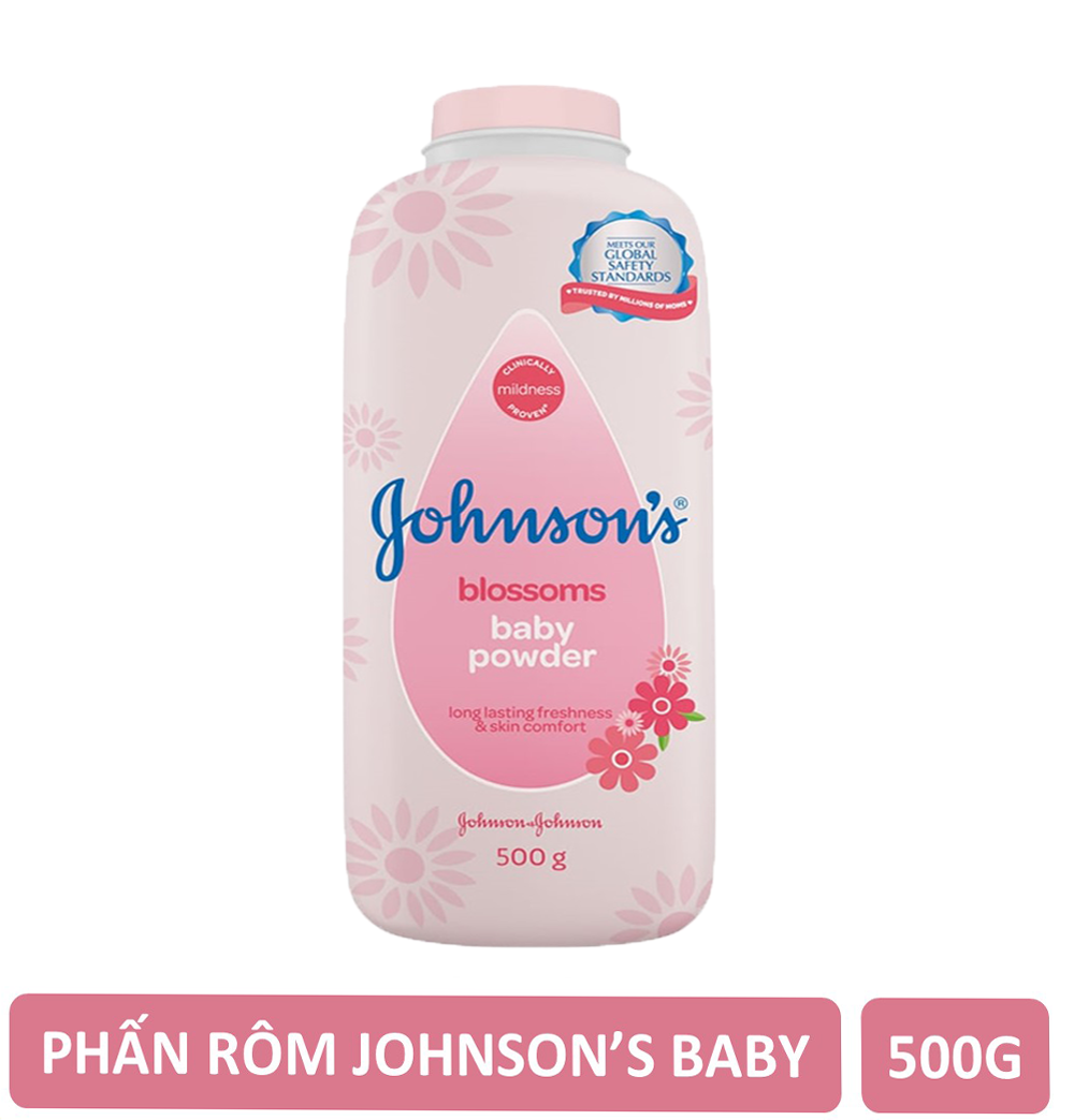 Bộ 2 Phấn thơm Johnson's Baby Hương Hoa 500g/hộp