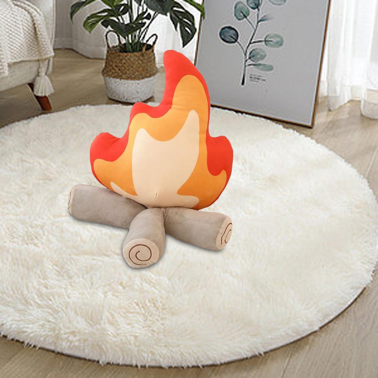 Stuffed Doll Soft Sleeping Pillow Flame Pillow for  Room Birthday Gifts