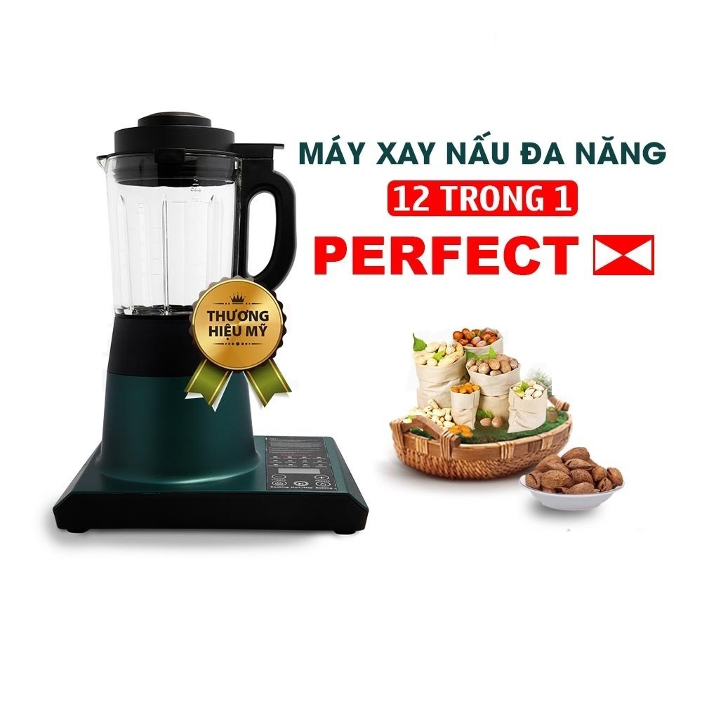 Máy Xay Nấu Sữa Hạt Đa Năng PerFect PF-SH39-800W - 12 Chức Năng Xay Nấu Trong 1 - Hàng Chính Hãng