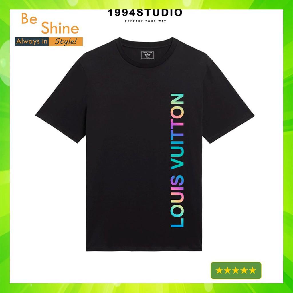 Áo Thun Không Cổ Phản Quang Cực Đẹp Cực Chất Áo Phông Unisex Form Rộng Phong Cách Hàn Quốc Áo Đôi Thời Trang