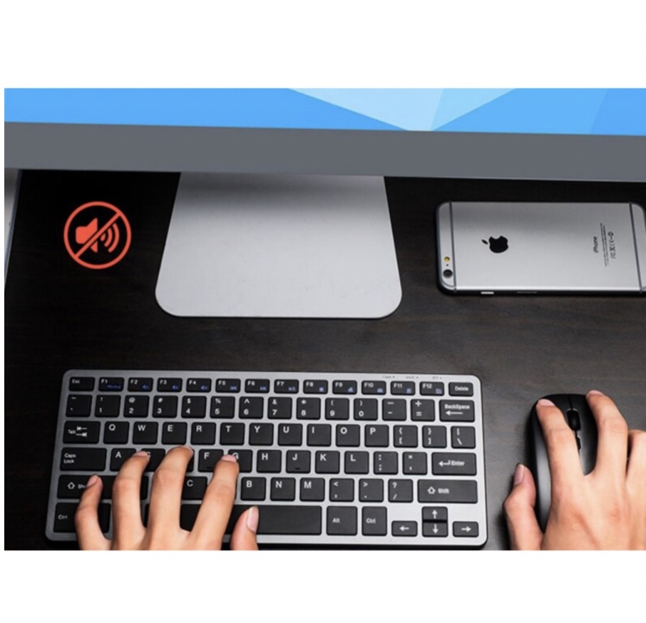 Bộ Bàn phím và chuột kết nối không dây 2.4Ghz wireless dành cho Mac Mini/ MacBook/ iMac Ver Ultra Design HYT-07