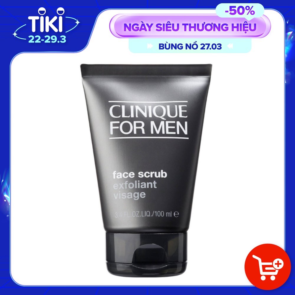 Tẩy Tế Bào Chết Cho Nam Clinique For Men Face Scrub 100ml