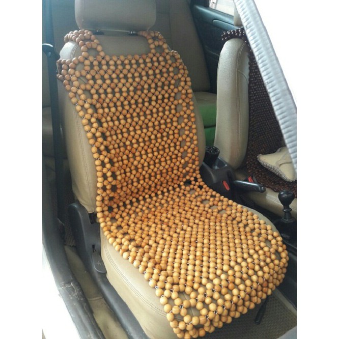 Tấm đệm lót ghế ôtô bằng hạt gỗ hương cao cấp 