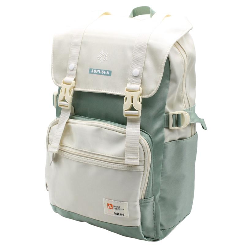 Ba Lô Học Sinh - Aopusen ASP-10303 - Màu Xanh Lá