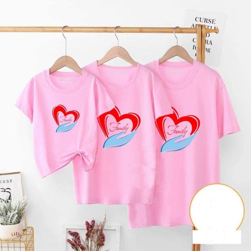 Áo Gia ĐÌNH Trái Tim Family