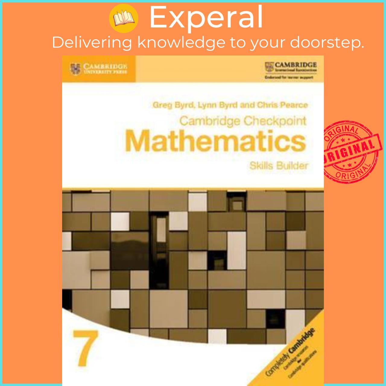 Sách - Cambridge Checkpoint Mathematics Skills Builder Workbook 7 by Greg Byrd