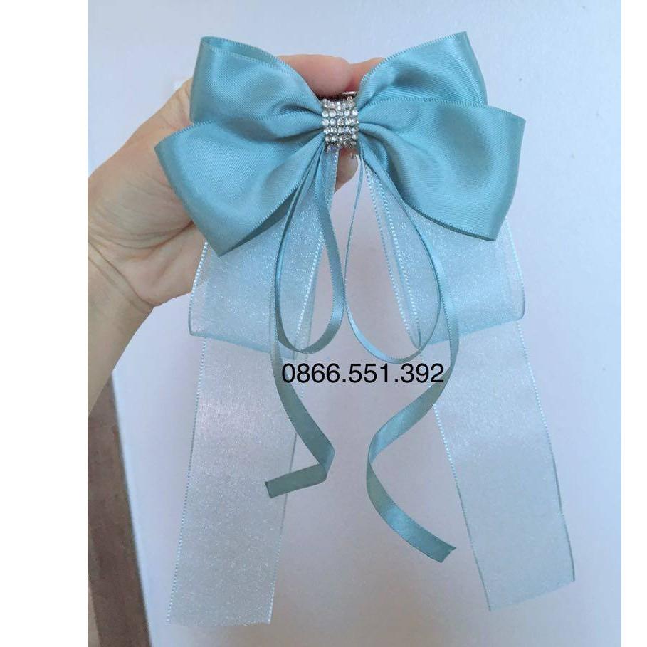 Kẹp tóc nơ tinh tế điệu đà chất liệu Cao Cấp