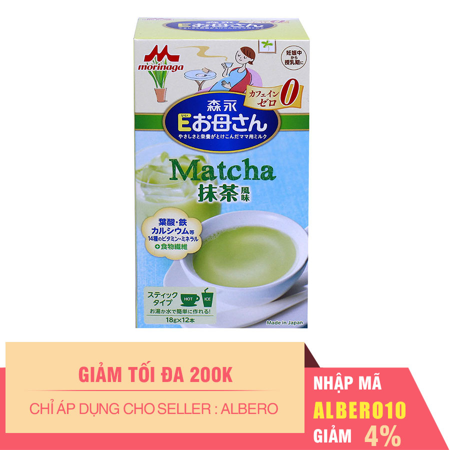 Sữa Bầu Morinaga Nội Địa Vị Trà Xanh