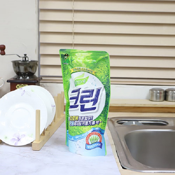 Nước rửa chén bát Sandokkaebi Hàn Quốc túi 800g hương nha đam
