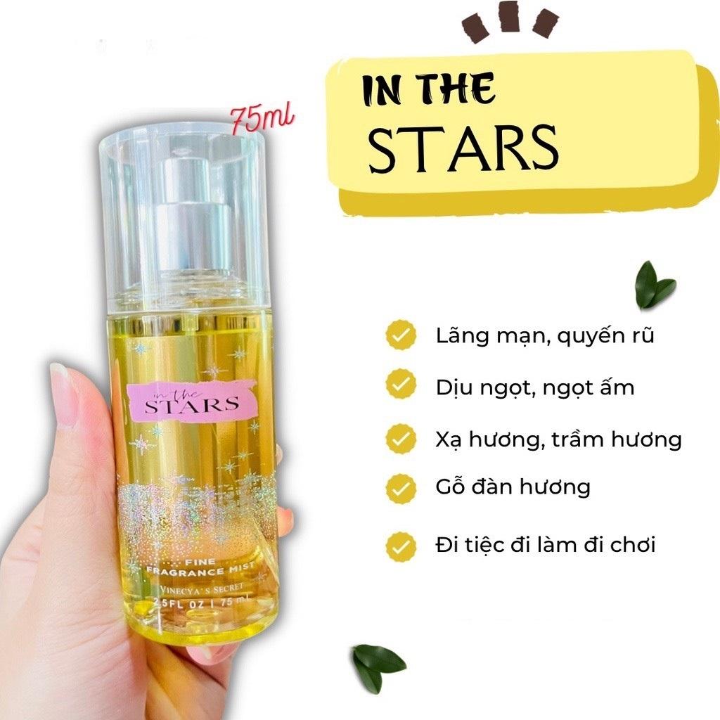 Xịt Thơm Toàn Thân Body Mist siêu thơm lâu 75ML SBK179