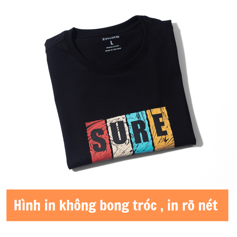 Áo thun nam ZAVAS, cổ tròn ngắn tay chất vải cotton 4 chiều cao cấp dày mịn may móc xích đẹp , áo phông tiêu chuẩn thoáng mát thấm hút mồ hôi không gây nóng nực, co giãn tốt - Z20