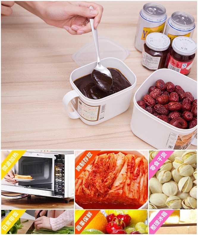 Hộp đựng bảo quản nắp mềm có tay cầm tiện lợi - Hàng nội địa Nhật Bản.