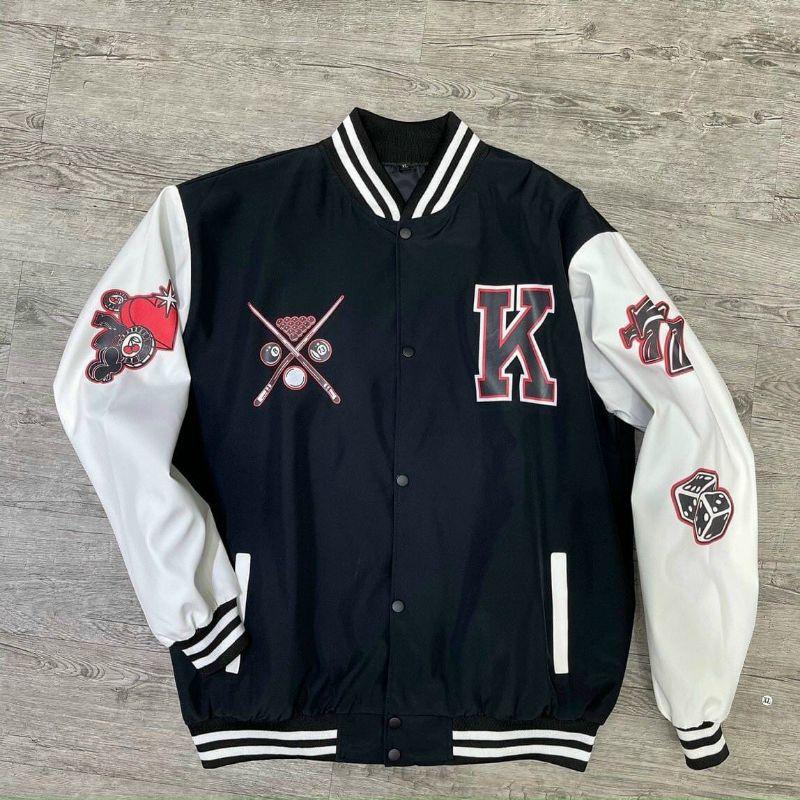 Áo Khoác Gió Kill System Kiểu Bomber Bóng Chày8 Nam NữHOT RẺ ĐẸPÁo Khoác Dù Thỏ Chống Nắng Couple Teen -Bomber Jacket