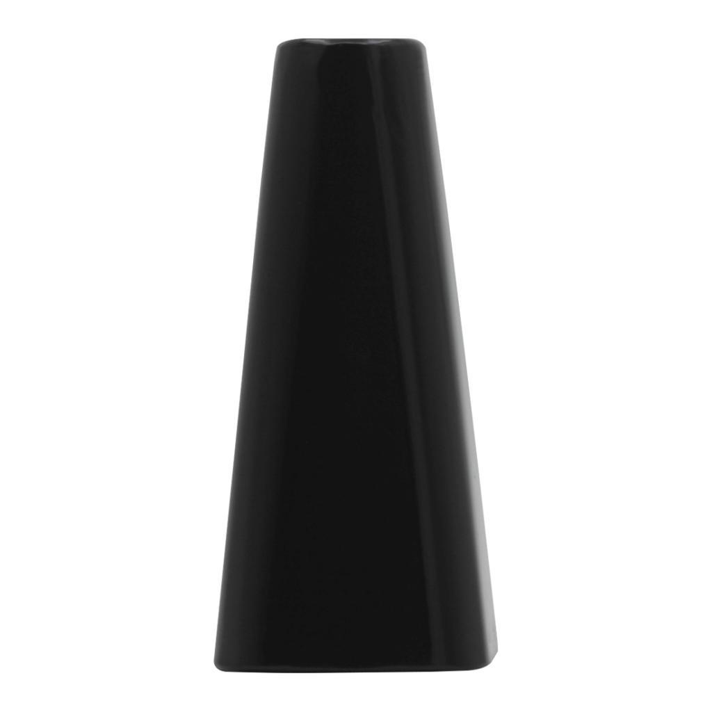 6" high pitch handheld cowbell cow bell percussion musical instrument black