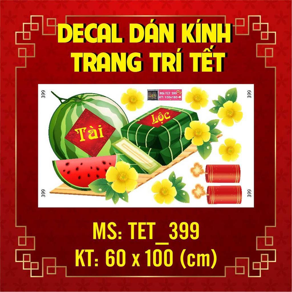 DECAL TRANG TRÍ TẾT 2023 COMBO SỐ 18