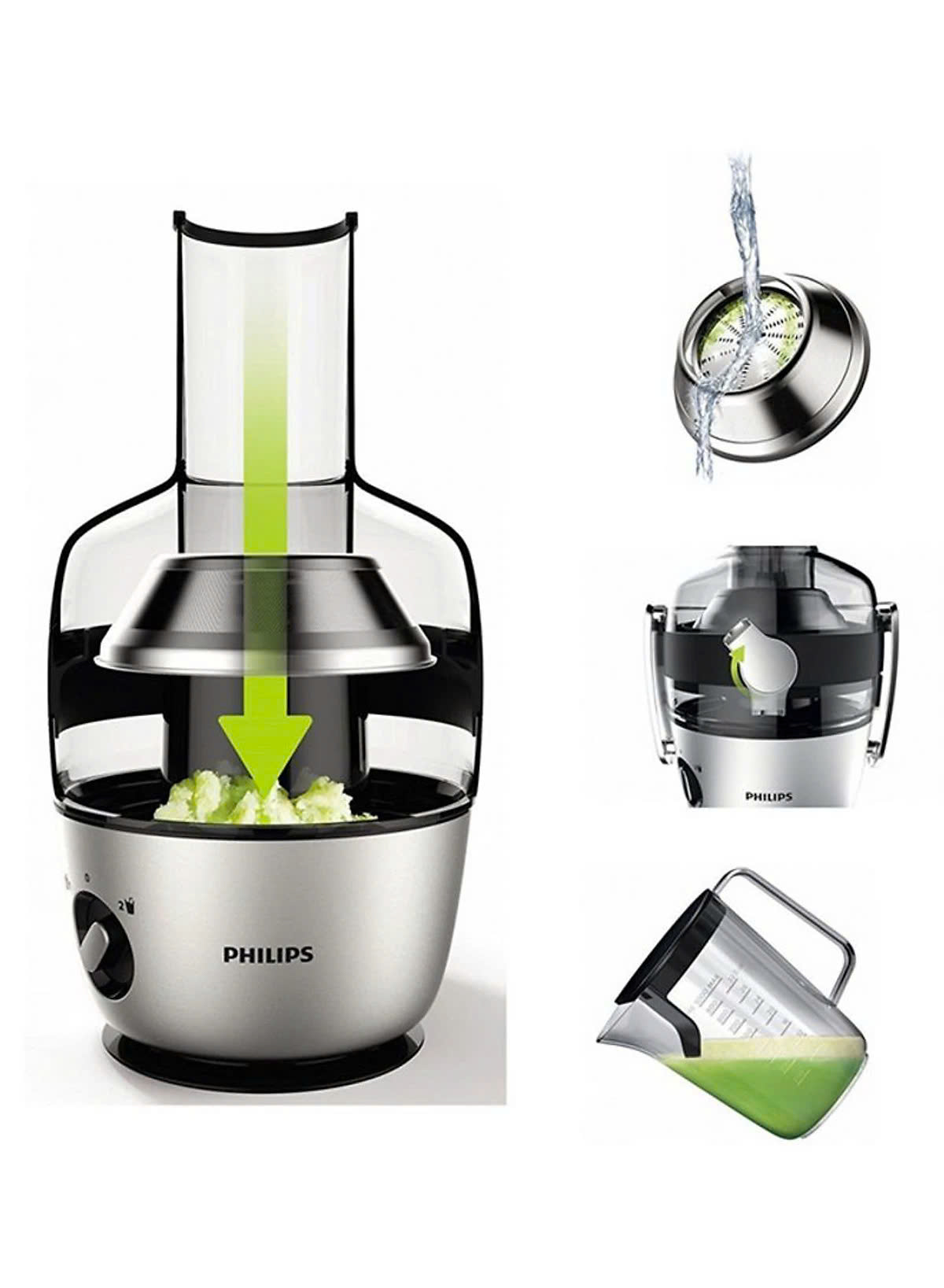Máy ép trái cây Philips HR1922 Hàng chính hãng