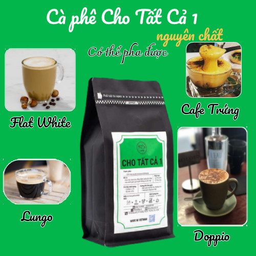 Cà Phê Rang Xay Nguyên Chất - 90S Coffee Vietnam | Cà Phê Cho Tất Cả 01 | Công Thức Phối: Arabica + Robusta | 100% Cà Phê Sạch | Đậm Đà - Đắng Nhẹ