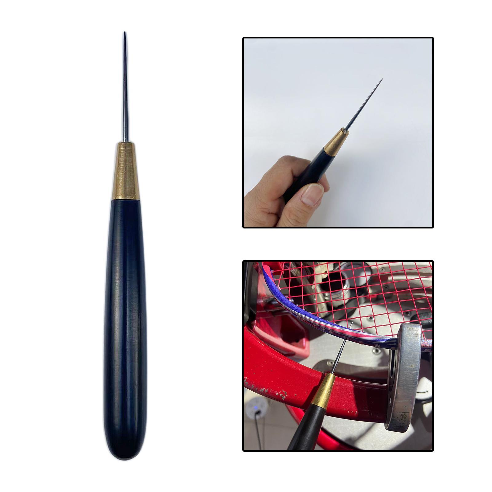 Racquet Stringing Straight Awl Metal Badminton Tennis Racket Stringing Tools