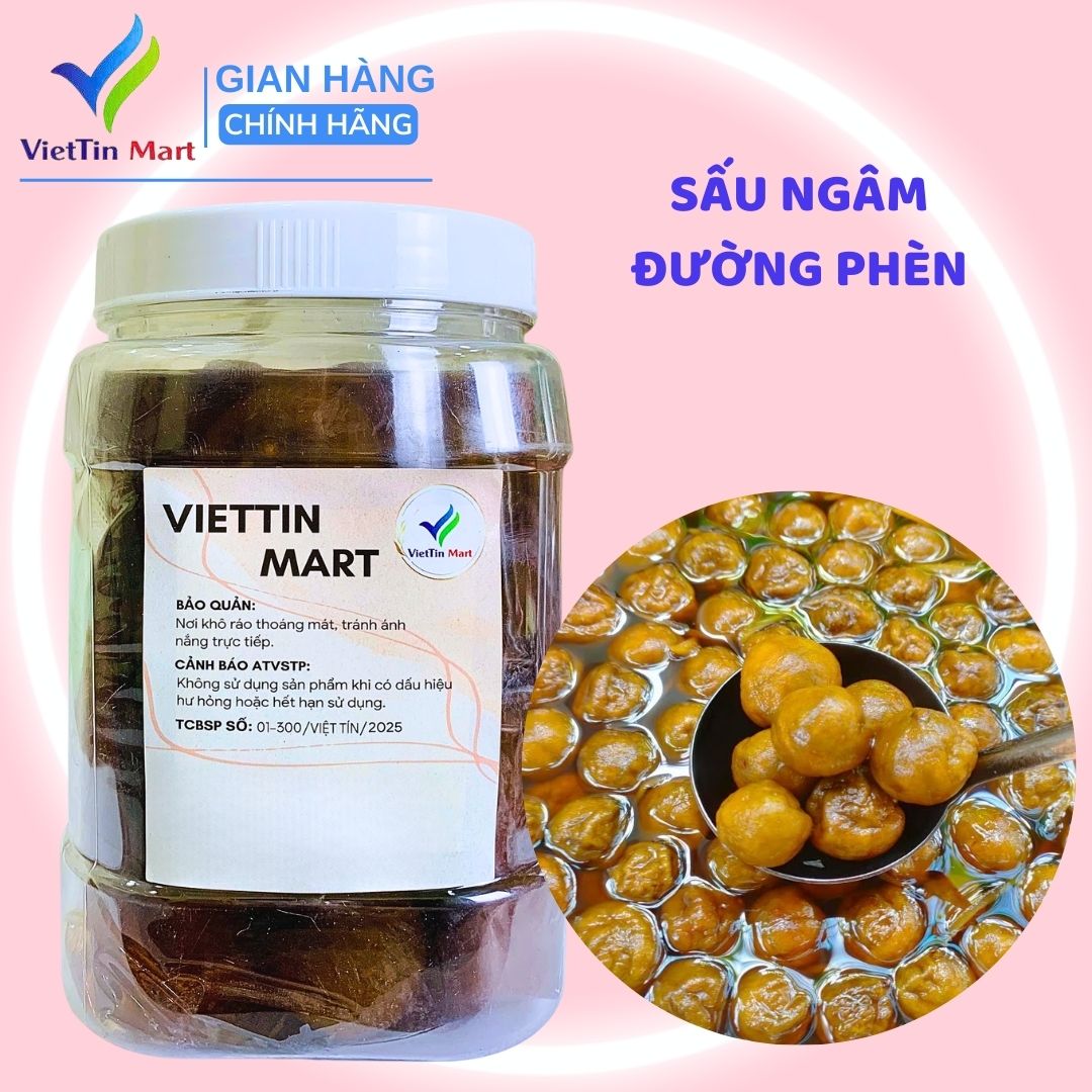 Sấu Ngâm Đường Phèn Viettin Mart