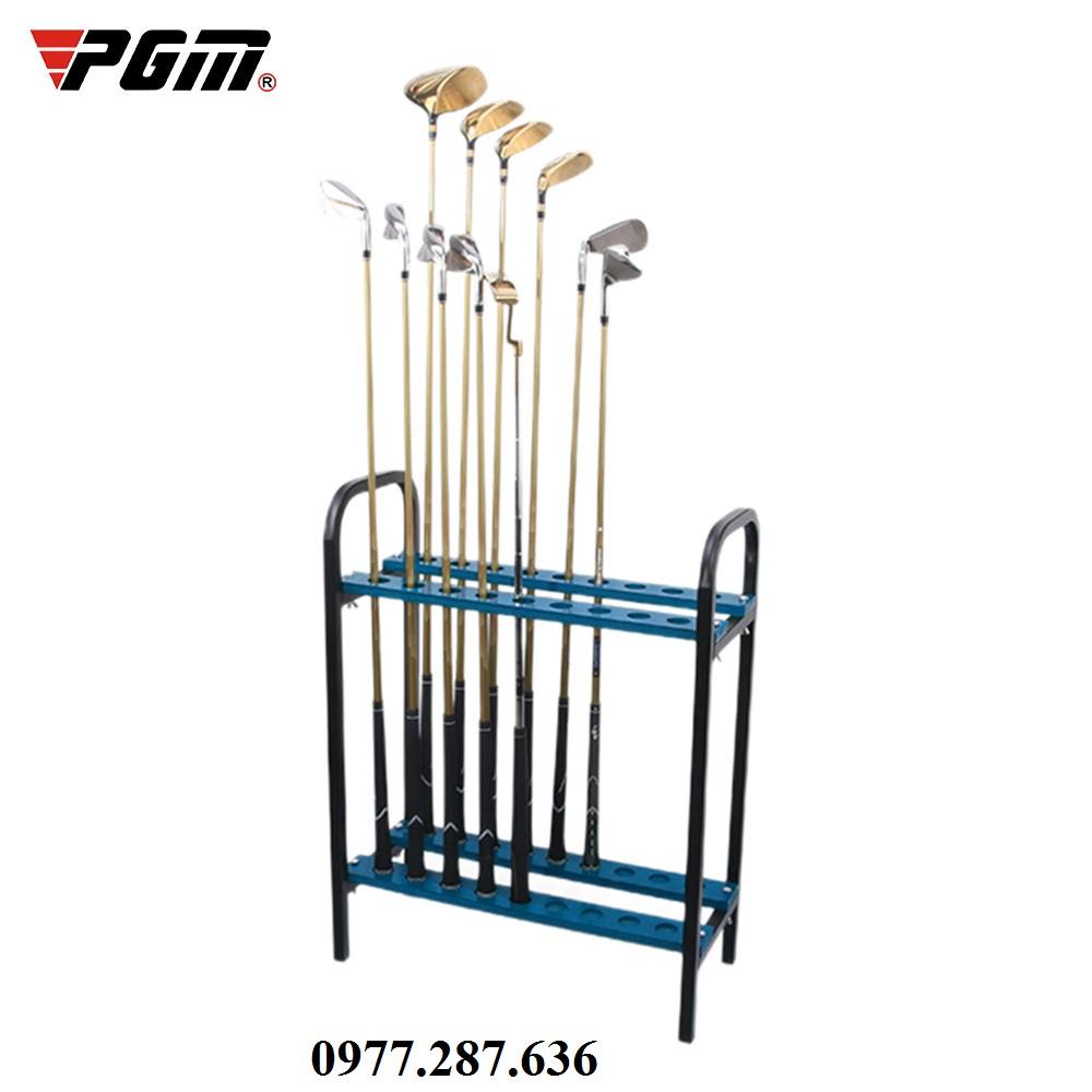 Giá để gậy golf kệ đựng được 18 gậy với khung thép chắc chắn tiện lợi Cao Cấp GD002 - Hàng Chính Hãng