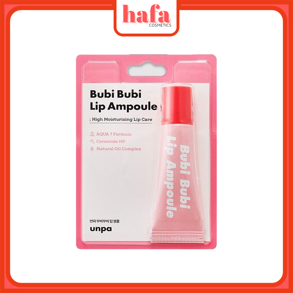 Son Dưỡng Môi Dưỡng Ẩm Căng Mọng Unpa Bubi Bubi Lip Ampule 10g