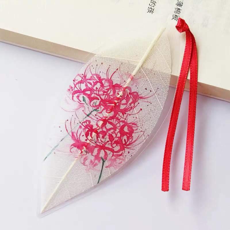 Bookmark ngân lá hình hoa bỉ ngạn